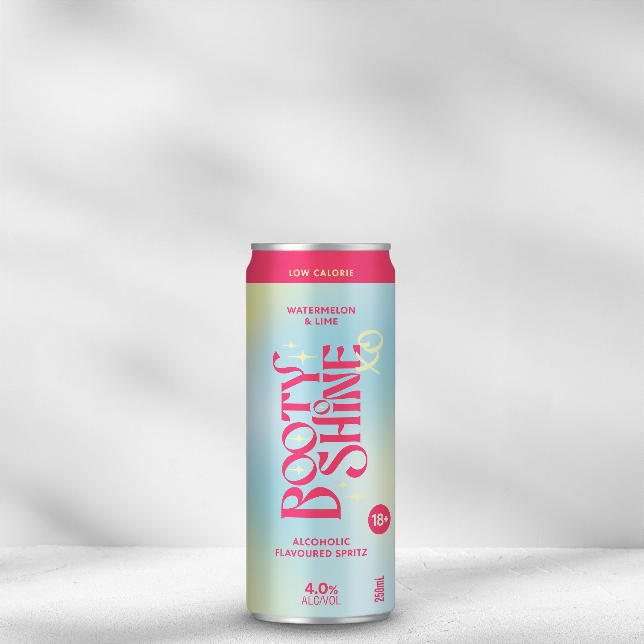 Booty Shine XO Watermelon Spritz Cans - 24 Pack