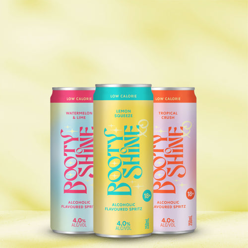 Booty Shine XO Cans Mixed Pack - 24 Pack