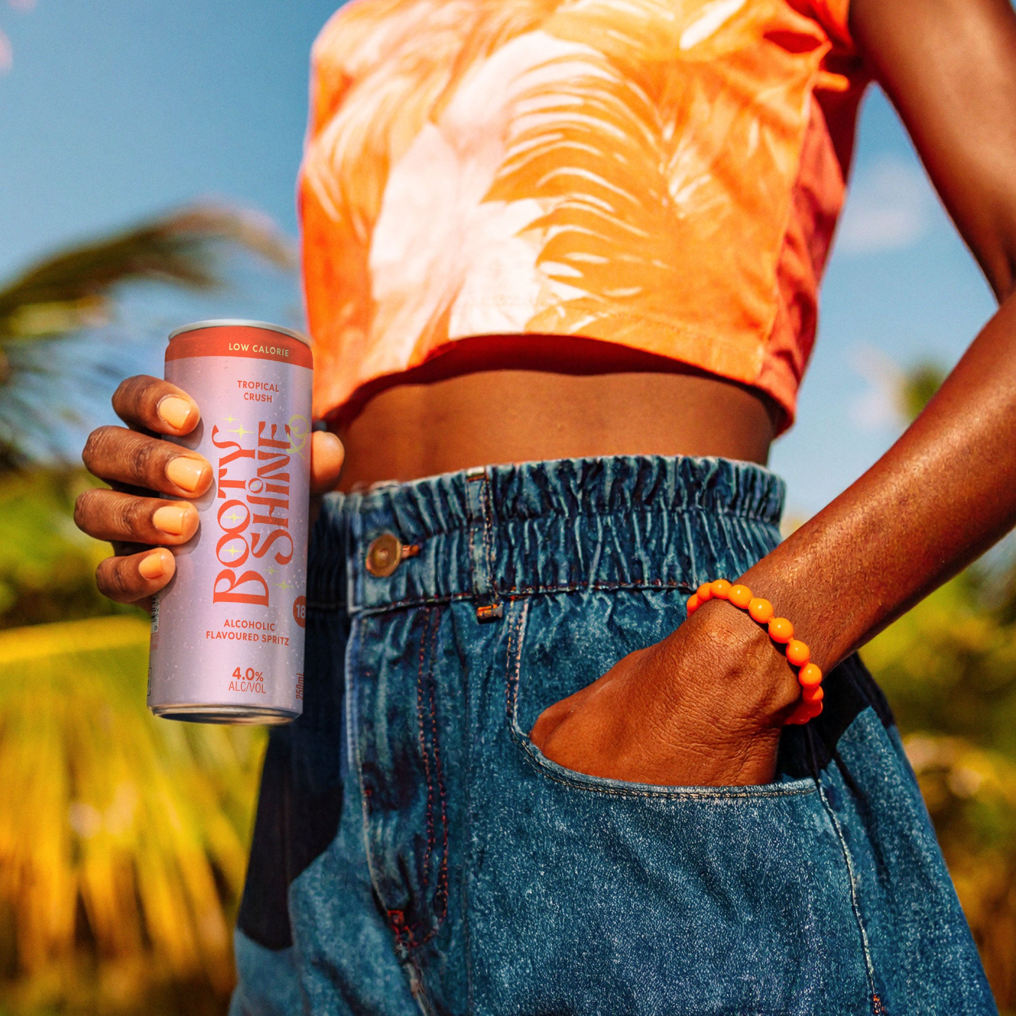 Booty Shine XO Tropical Crush Cans - 24 Pack