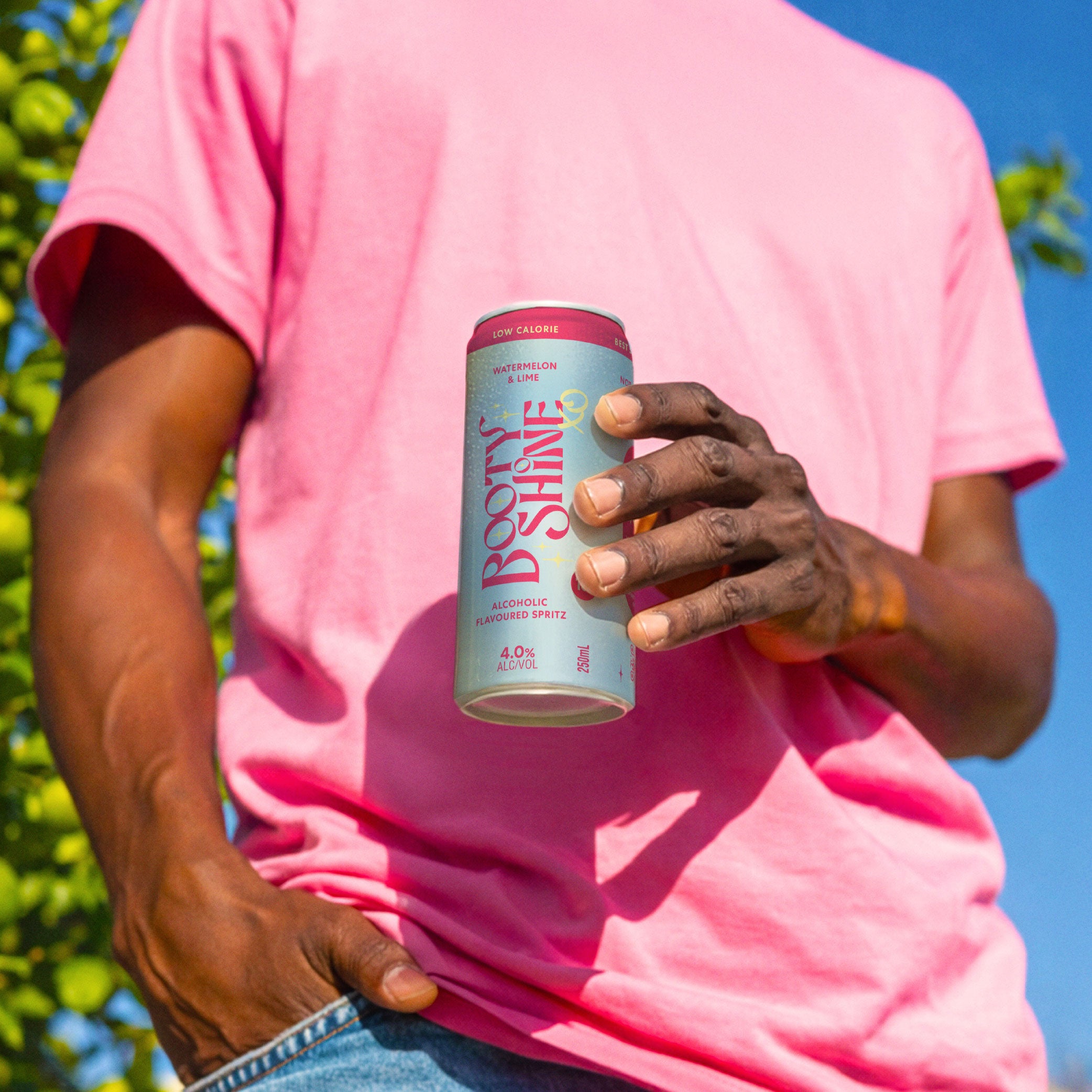 Booty Shine XO Watermelon & Lime Cans - 24 Pack